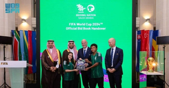 Saudi Arabia submitted on Monday its official bid to FIFA to host the World Cup 2034