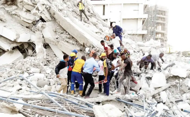 Photo of Building collapse in Lagos