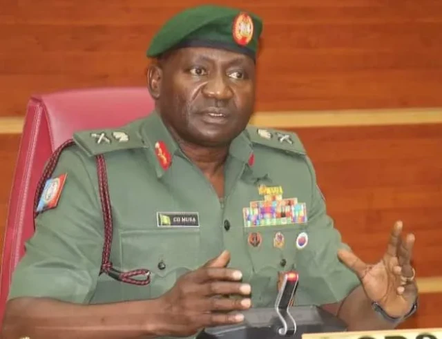 Chief of Defence Staff (CDS), General Christopher Musa