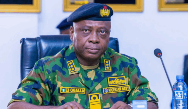 Chief of the Naval Staff (CNS), Vice Adm. Emmanuel Ogalla