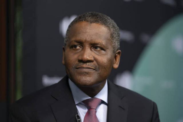 Africa's richest man and chairman of the Dangote Group, Aliko Dangote