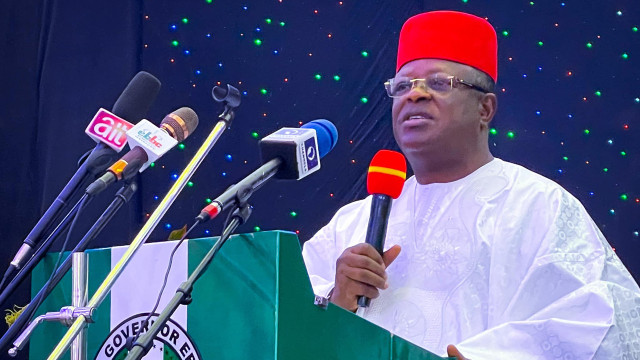 Picture of Minister of Works, Dave Umahi