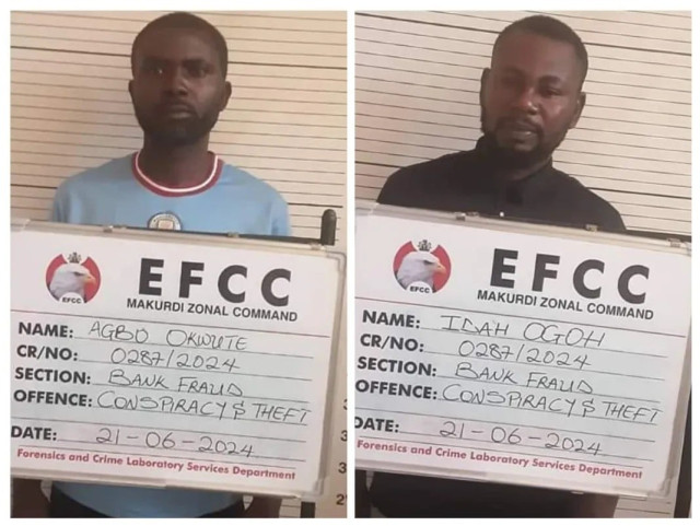 Picture of Suspects, Idah Ogoh and Agbo Okwute