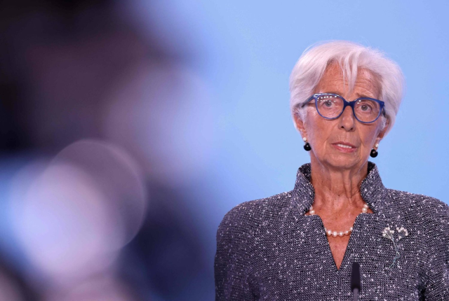 European Central Bank (ECB) president Christine Lagarde