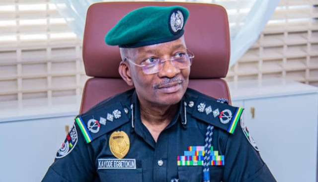 nspector General of Police Kayode Egbetokun