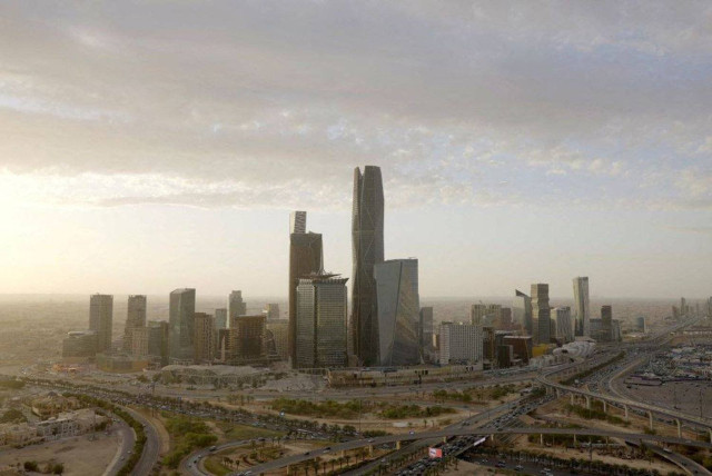 A general view of Riyadh city, Saudi Arabia, February 20, 2022.