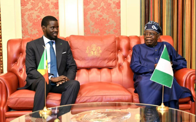 The President of Senegal, Bassirou Faye and President Bola Tinubu