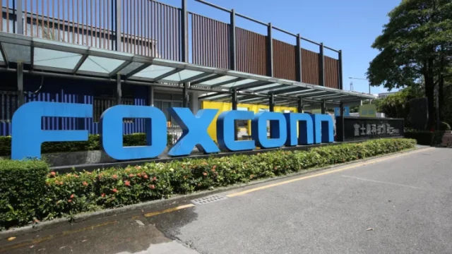 Foxconn factory campus in Longhua town, Shenzhen, China