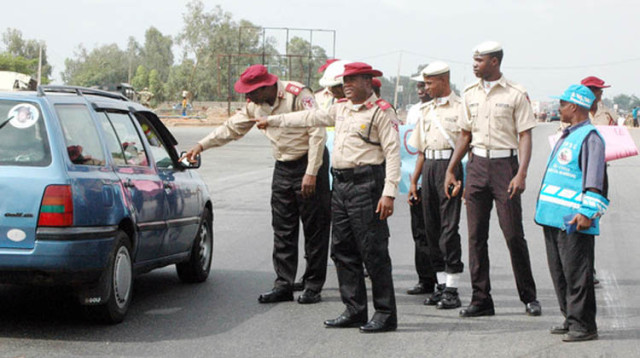 FRSC Operatives on duty.