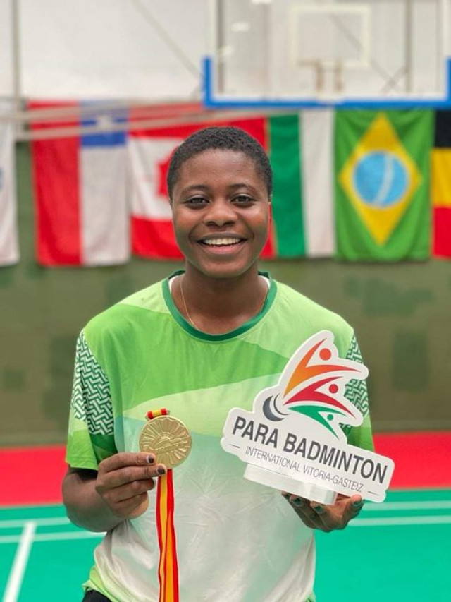 Nigerian Para badminton player Mariam Bolaji