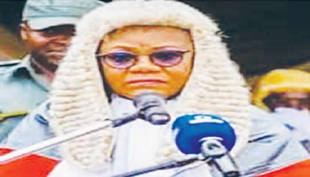 Adamawa State Chief Judge, Justice Hasfat Abdulrahaman,