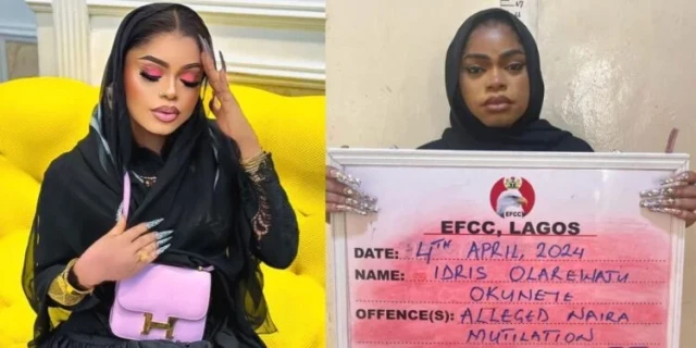 Breaking Court Sentences Bobrisky To Six Months in Prison