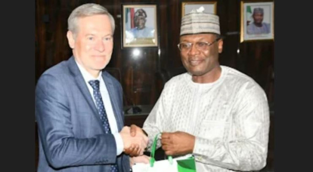 Ambassador Gautier Mignot and Independent National Electoral Commission (INEC)