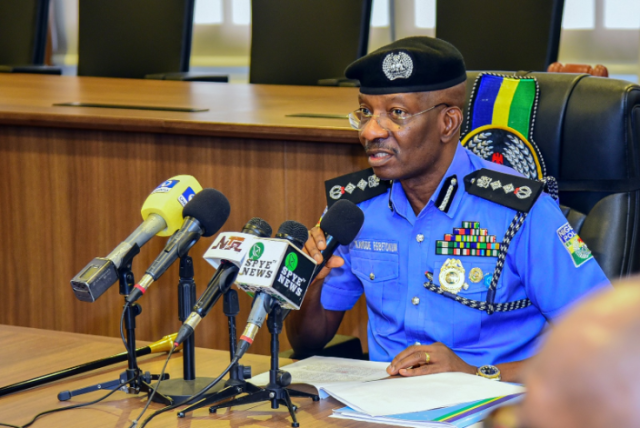 Photo of the Inspector General of Police, IGP, Kayode Egbetokun.