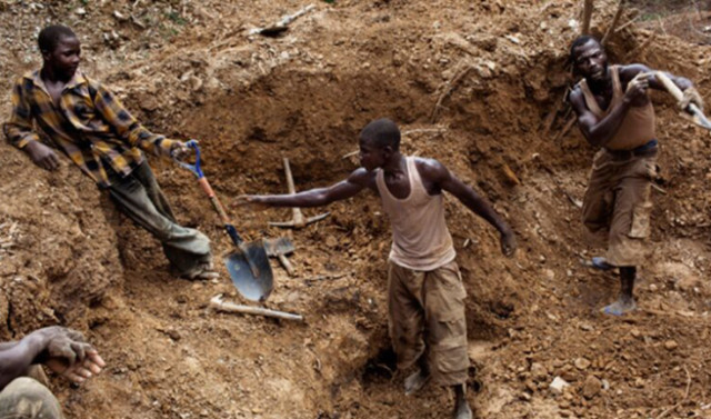 Illegal Mining site