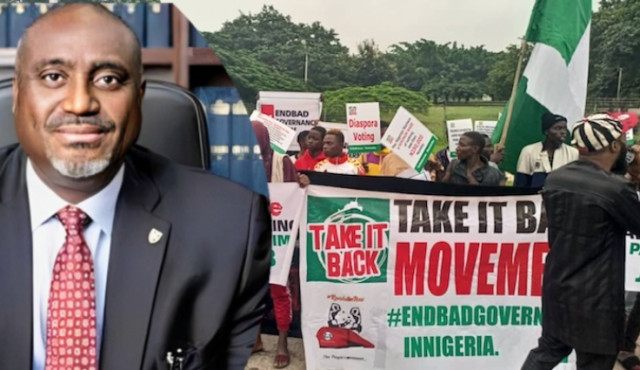 Photo of the President of the Nigerian Bar Association Mr Yakubu Maikyau (SAN)