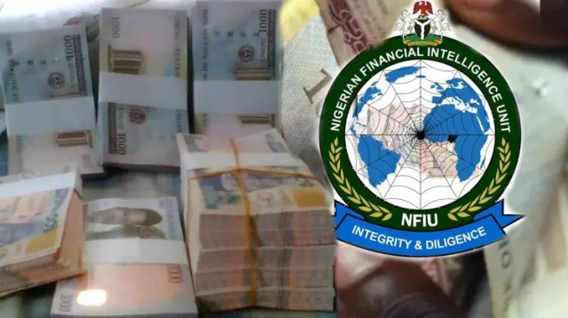 Nigerian Financial Intelligence Unit,(NFIU) Logo and Nigeria Currency