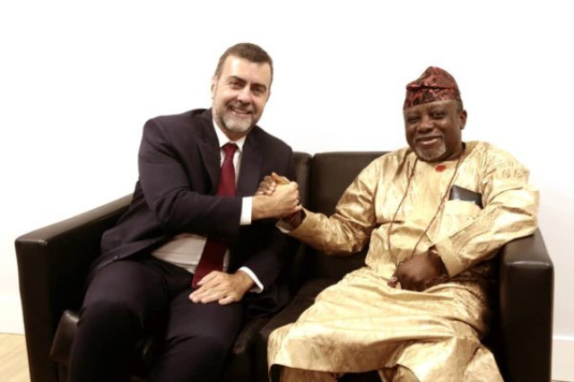 The Executive Secretary/CEO of the National Institute for Cultural Orientation (NICO), Otunba Biodun Ajiboye and the President/CEO of the Brazilian Tourist Board (Embratur), Marcelo Freixo