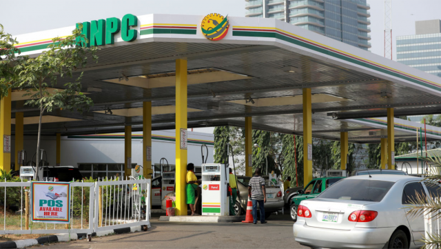 NNPC station to illustrate the story