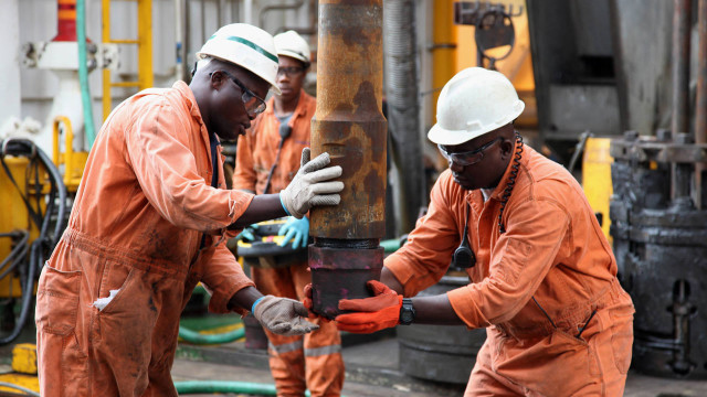 Crude oil worker
