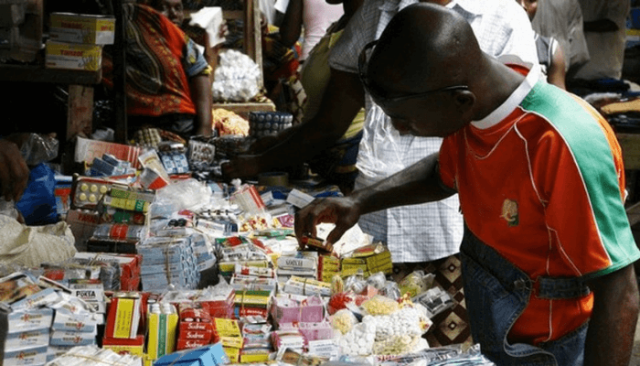 picture illustration of Onitsha Drug Market