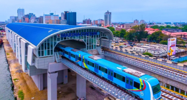 Photo of Lagos Blue Line rail