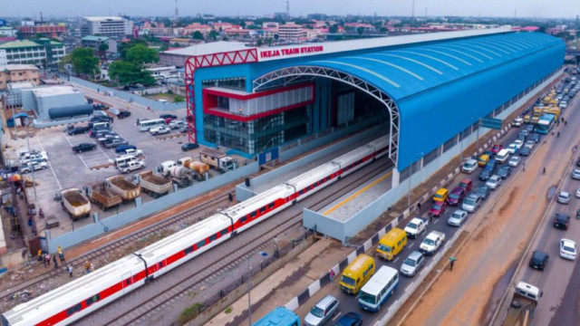 The Ikeja Train Terminal built as part of the Red Rail Line project