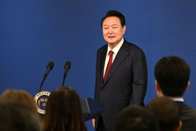 Photo of South Korean President Yoon Suk Yeol