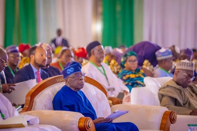 President Bola Ahmed Tinubu  at the consultative workshop on livestock reforms held at the State House Banquet Hall in Abuja.