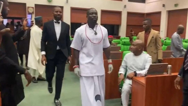 Dark Black Man in court
