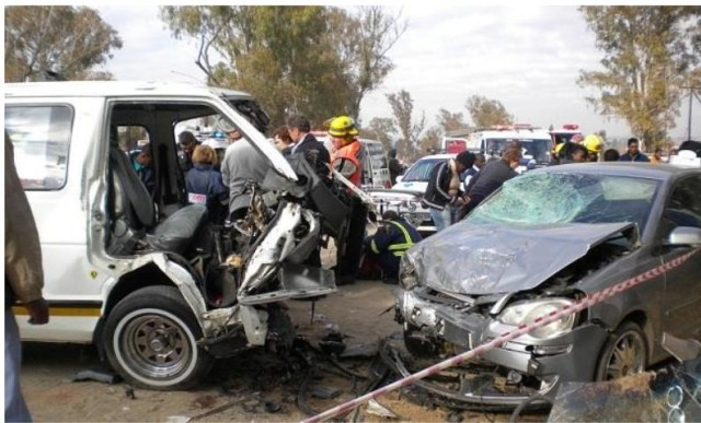 Photo of the scene of a Road accident