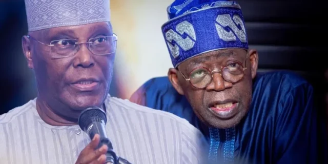 Former vice president of Nigeria, Atiku Abubakar and President Bola Ahmed Tinubu