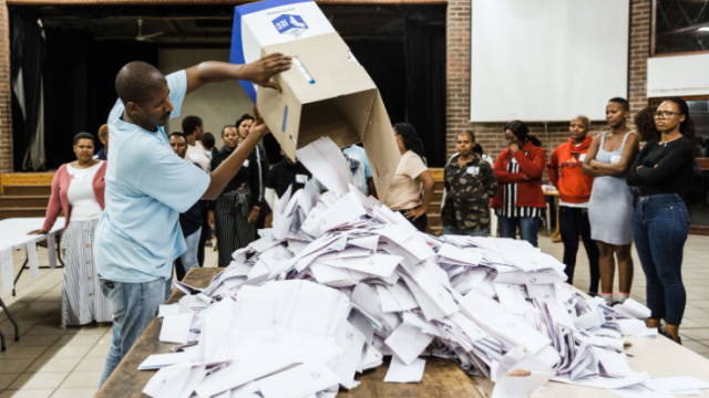 Photo of South Africa Ballot box during presidential election on Wednesday