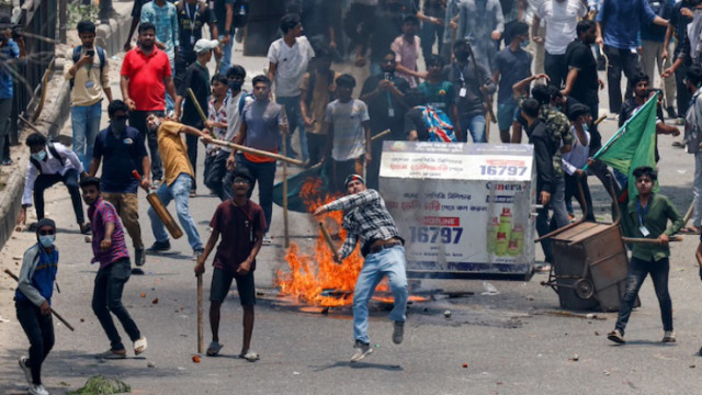 Protesting students