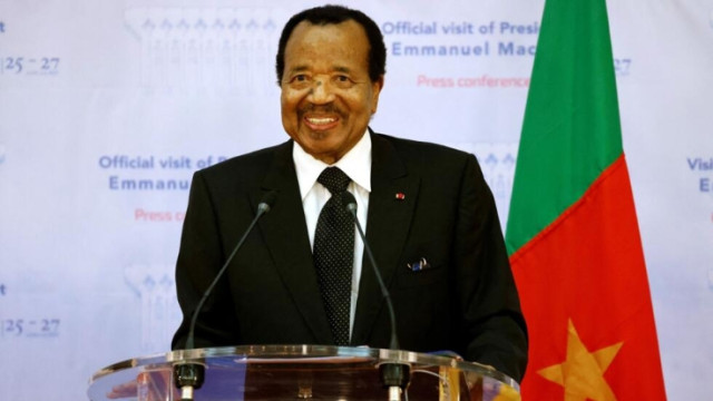 Photo of Cameroonian President, Paul Biya