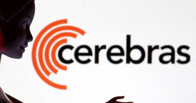 Cerebras Systems logo is seen in this illustration taken March 31, 2023