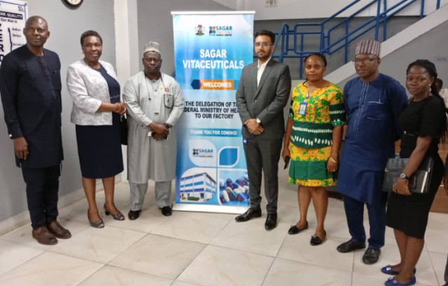 Photo of Federal government official visit to SAGAR Vitaceutical Nigeria Limited