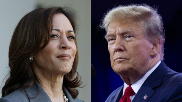 Photo of Democrats’ candidate, Kamala Harris and Republican candidate Donald Trump