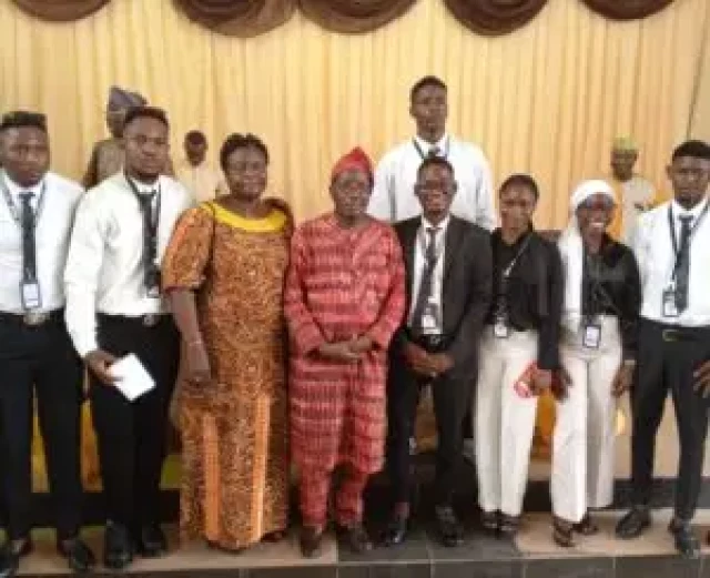 Group picture of Mapoly student union and some staff members