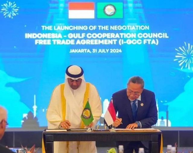 GCC, Indonesia sign joint statement to launch free trade negotiations.