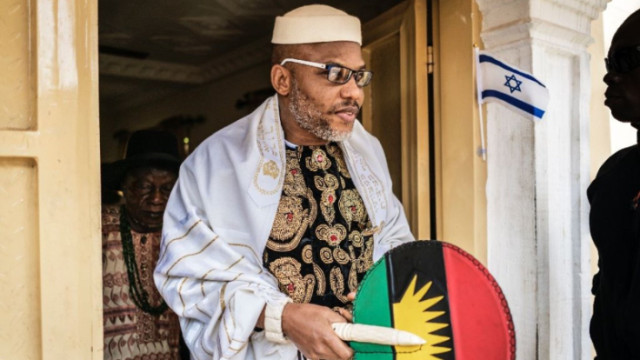 Photo of the  Leader of Indigenous People of Biafra (IPOB) Mazi Nnamdi Kanu
