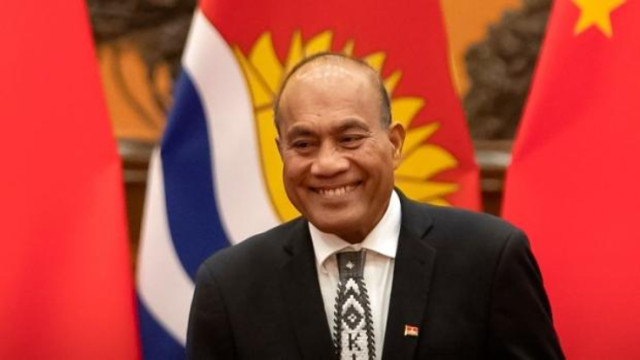 Photo of Kiribati’s pro-China president, Taneti Maamau