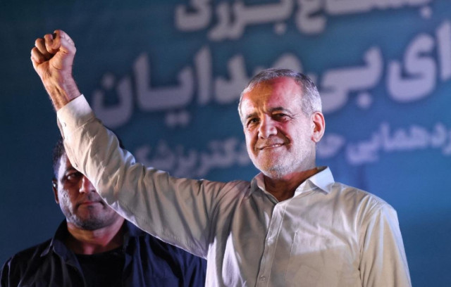 Photo of Reformist candidate in Iran Masoud Pezeshkian