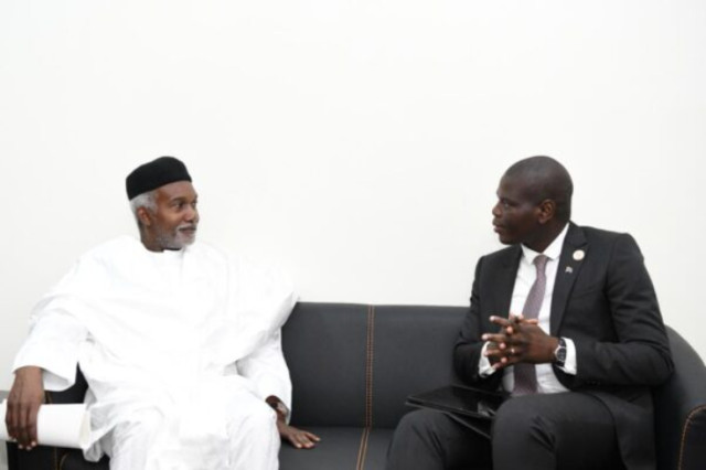 Photo of Yusuf Tuggar, and Mr Ronald Lamola