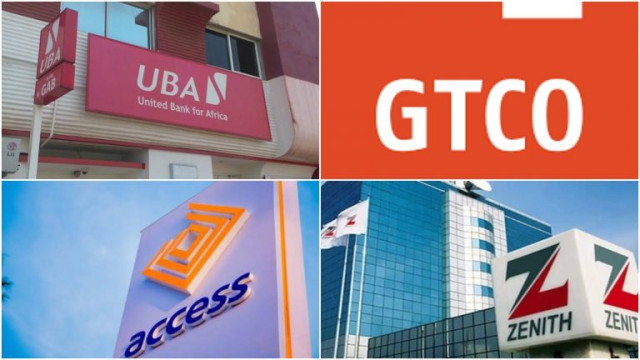 UBA, GTCO, Access Bank, and Zenith Bank Logo