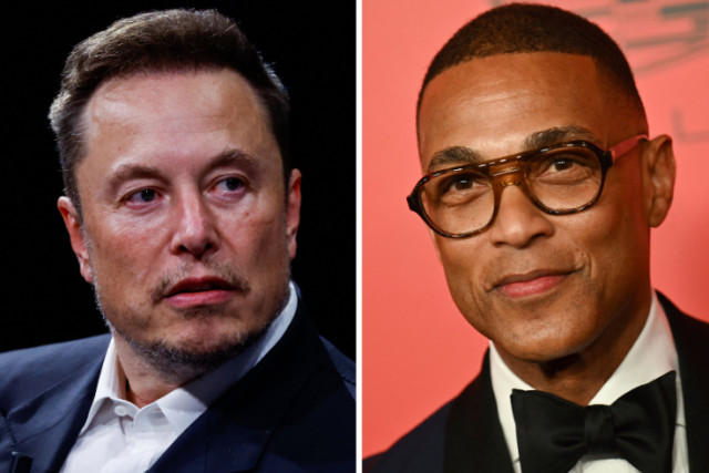 Photo of Elon Musk and Former CNN star Don Lemon