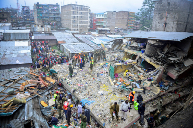 Nairobi Building Collapses, Trapping Residents