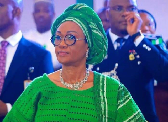 The wife of the president of Nigeria Senator Oluremi Tinubu