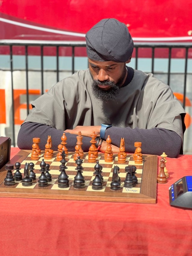Chess master Tunde Onakoya