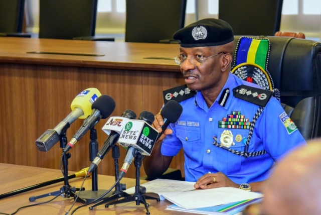 The Inspector-General of Police, IGP Kayode Adeolu Egbetokun